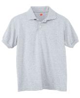 Hanes 5.2 oz Youth Blended Jersey Polo