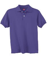 Hanes 5.2 oz Youth Blended Jersey Polo