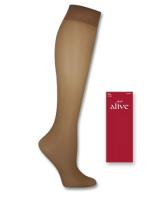 Hanes Alive Full Support Sheer Knee Highs Style 2 pair pack
