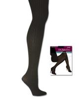 Hanes Silk Reflections Textured Cable Control Top Tight 1 Pair Pack