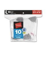 Hanes Boys Red Label Cushion Crew 10 Pack