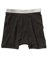 Hanes Men's Red Label Boxer Brief Blk/Grey