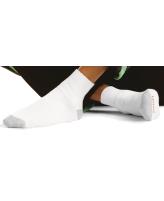Hanes Full Cushion Ankle Socks with Grey Heel and Toe