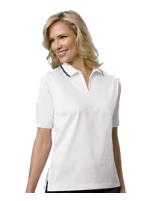 Outer Banks 7031 Ladies Tipped Keyhole Polo
