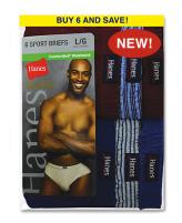 Hanes Classics P6 Sport Brief