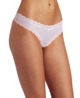 Barely There Women's Go Girlie Flirt Textured Microfiber Thong
