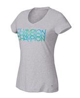 Champion Double Dry® Cotton Women's T Shirt with Solo Logo Graphic
