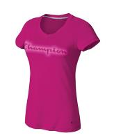 Champion Double Dry® Cotton Women's T Shirt with Dot-Logo Graphic