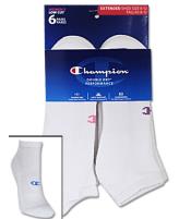 Champion Double Dry® Performance Low-Cut Women's Socks Extended Sizes 6-Pack