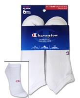Champion Double Dry® Performance No-Show Women's Athletic Socks Extended Sizes 6-Pack