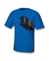 Champion Cotton Jersey Men's T Shirt with Number 1 Graphic