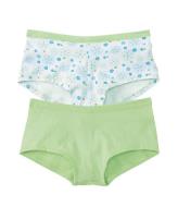 Hanes Classics Girls Cotton Stretch Boy Short