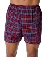 Hanes Mens Red Label Tartan Boxer P 2