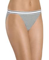 Hanes Women's Cotton Sporty String Bikinis 3 Pack