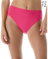 Hanes Plus Size Women's Cotton Hi-cuts 5 Pack