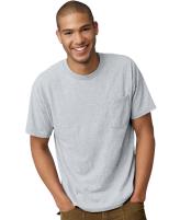 Men's 5.2 oz Hanes COMFORTBLEND ECOSMART Pocket T-Shirt