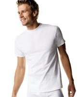 Hanes White Crew Neck T 3 Pack