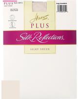 Hanes Silk Reflections Plus Sheer Non-Control Top ET 1 Pair Pack