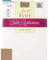 Hanes Silk Reflections Sheer Control Top Enhanced Toe 1 Pair Pack