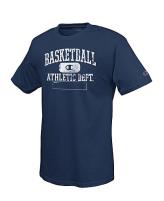 Champion 100% Cotton Men's T Shirt with 'Basketball Athletic Department' Graphic