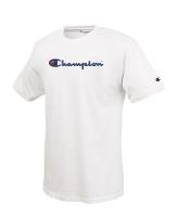 Champion 100% Cotton Men's T Shirt with Embroidered-Look Script Logo Graphic