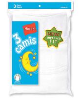 Hanes Classics Girls Cami 3-Pack