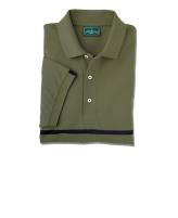 Outer Banks Mens Active Pinpoint Pique Single Stripe