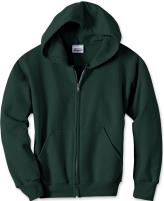 Hanes Youth ComfortBlend Full-Zip Hood 7.8 oz