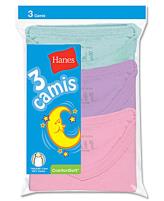 Hanes Toddler Girls Assorted Cami 3-Pack