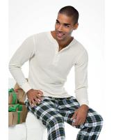 Hanes Men's Thermal Henley