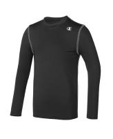Champion Double Dry(R) Long-Sleeve Kids' Compression T Shirt