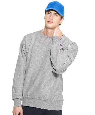 champion reverse weave crewneck size chart