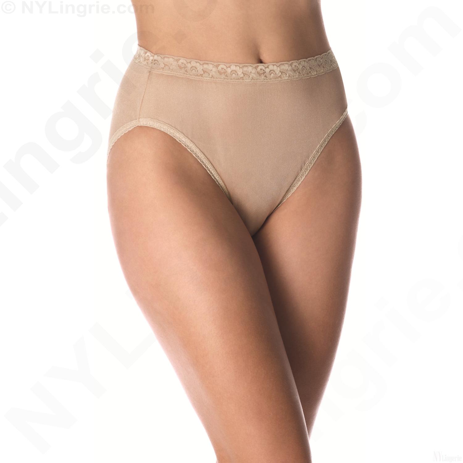 Hanes Bikini P573CA Hanes Elegance Nylon HiCut Brief