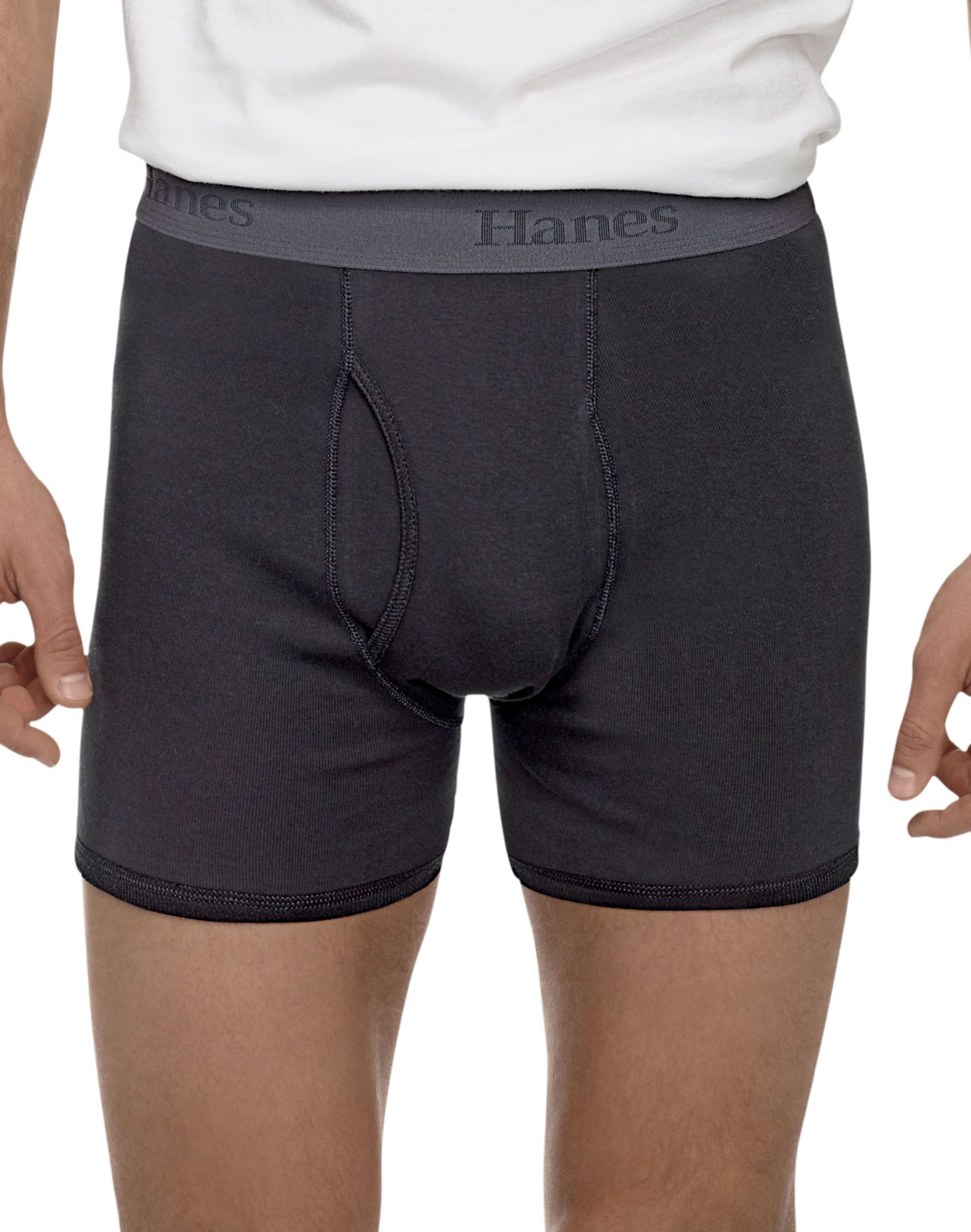 Hanes Men`s TAGLESS® Ultimate XTemp™ Boxer Briefs with Comfort Flex