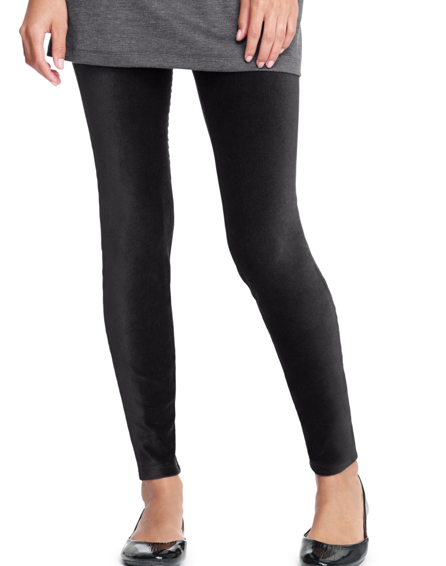 Hanes Women`s Signature® Layering Essentials Corduroy Leggings