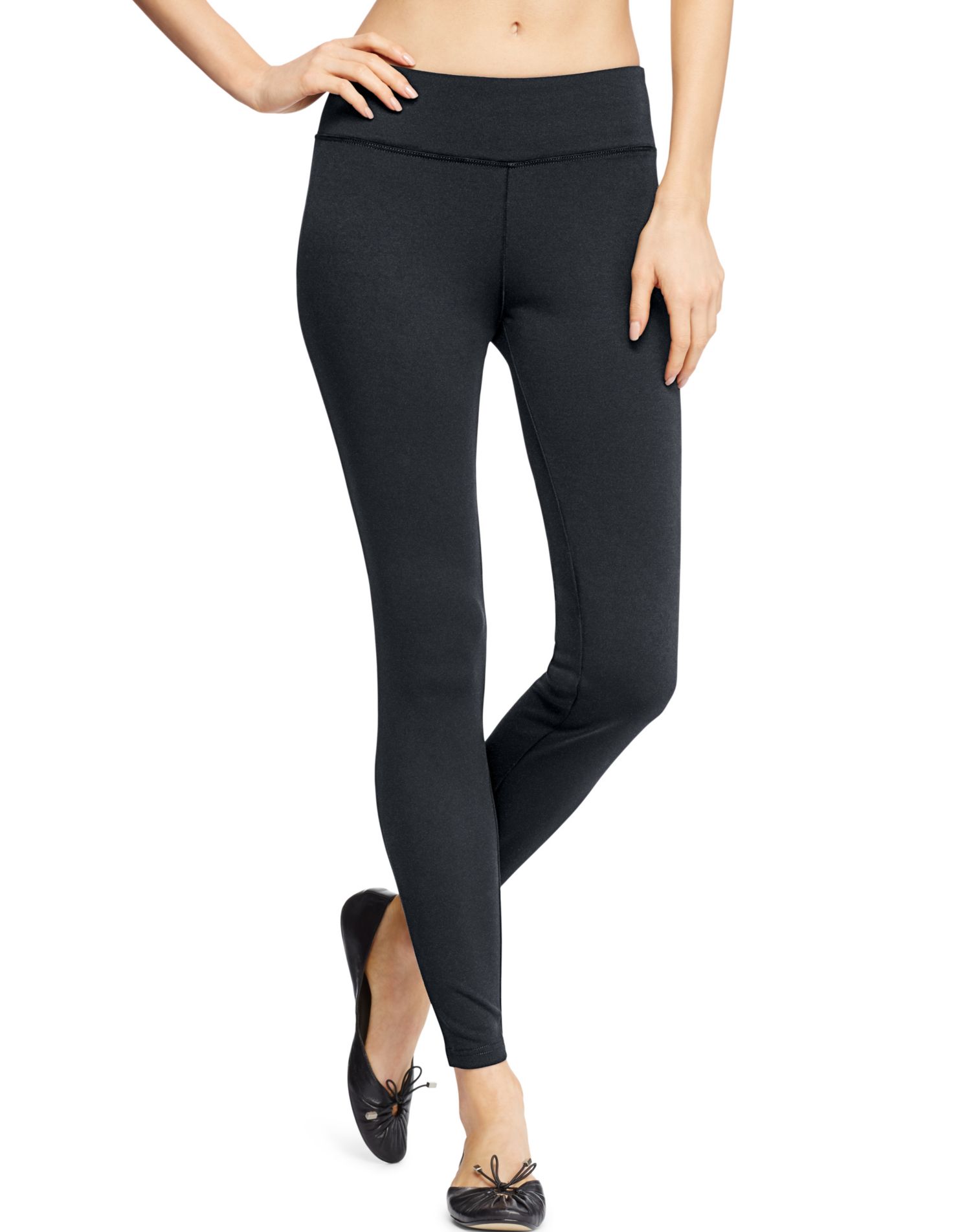 Hanes Women`s Layering Essentials Ponte Legging