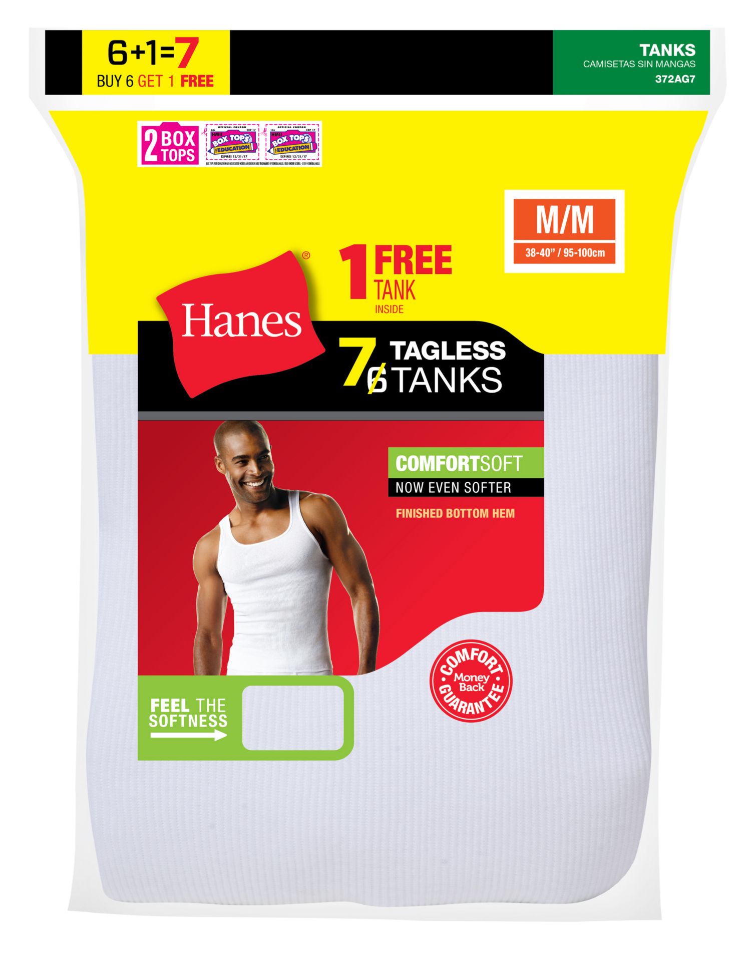 Hanes Mens Comfortsoft Tagless Pocket Undershirt For Men Hanes