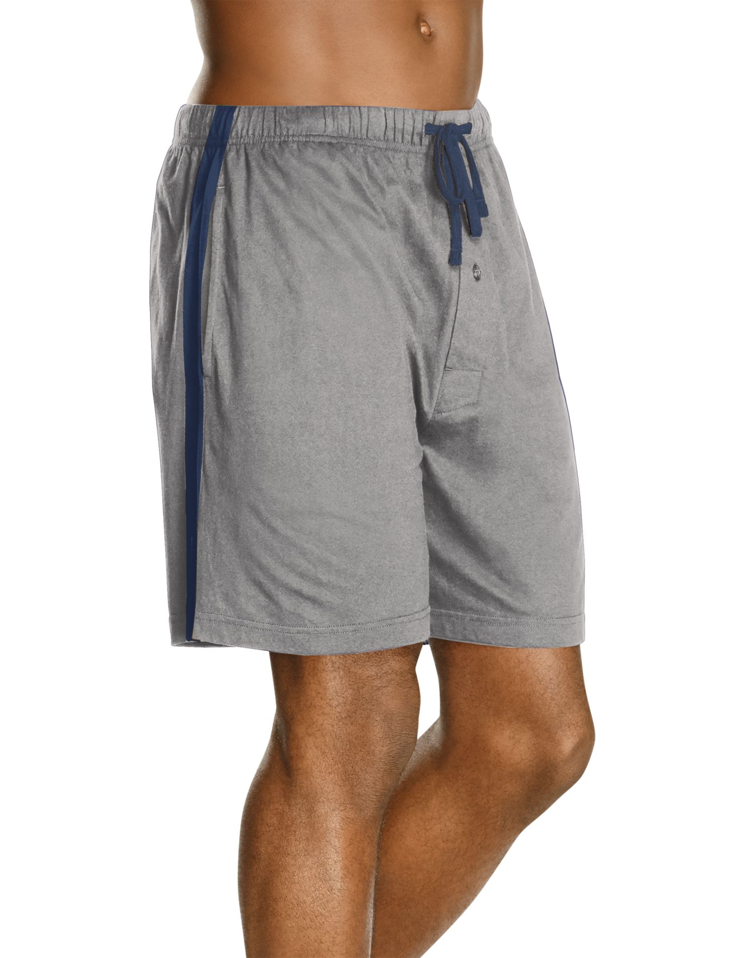 Hanes Men’s Logo Waistband 2Pack Striped Shorts