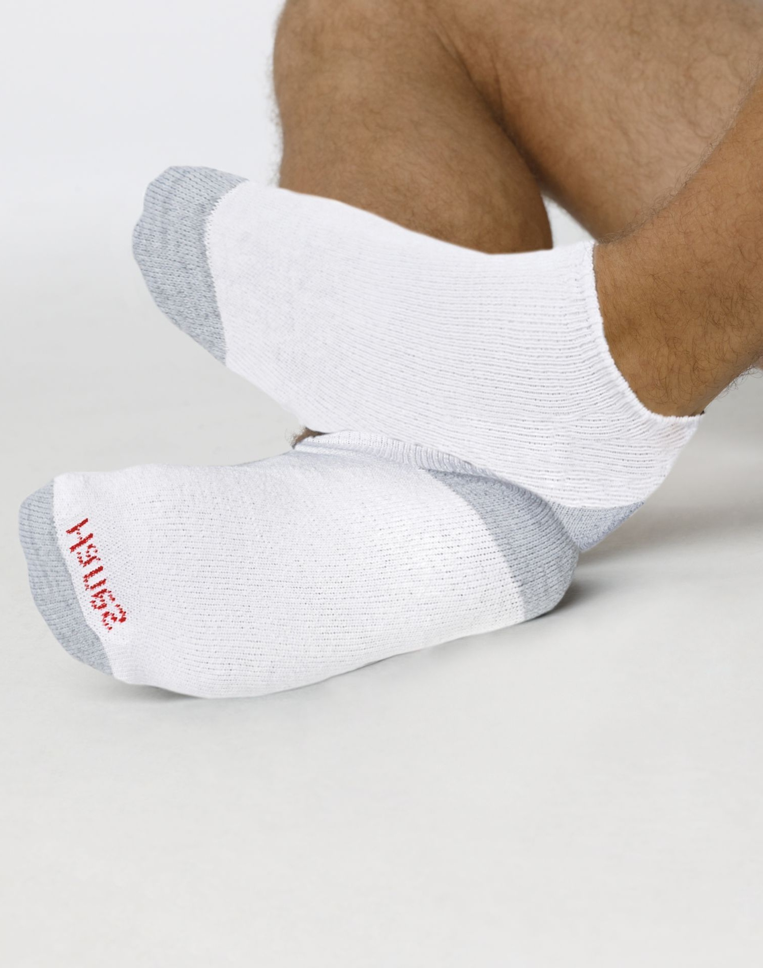 Hanes No Show Socks Hanes Cushion White Socks Style190/6 6 pack