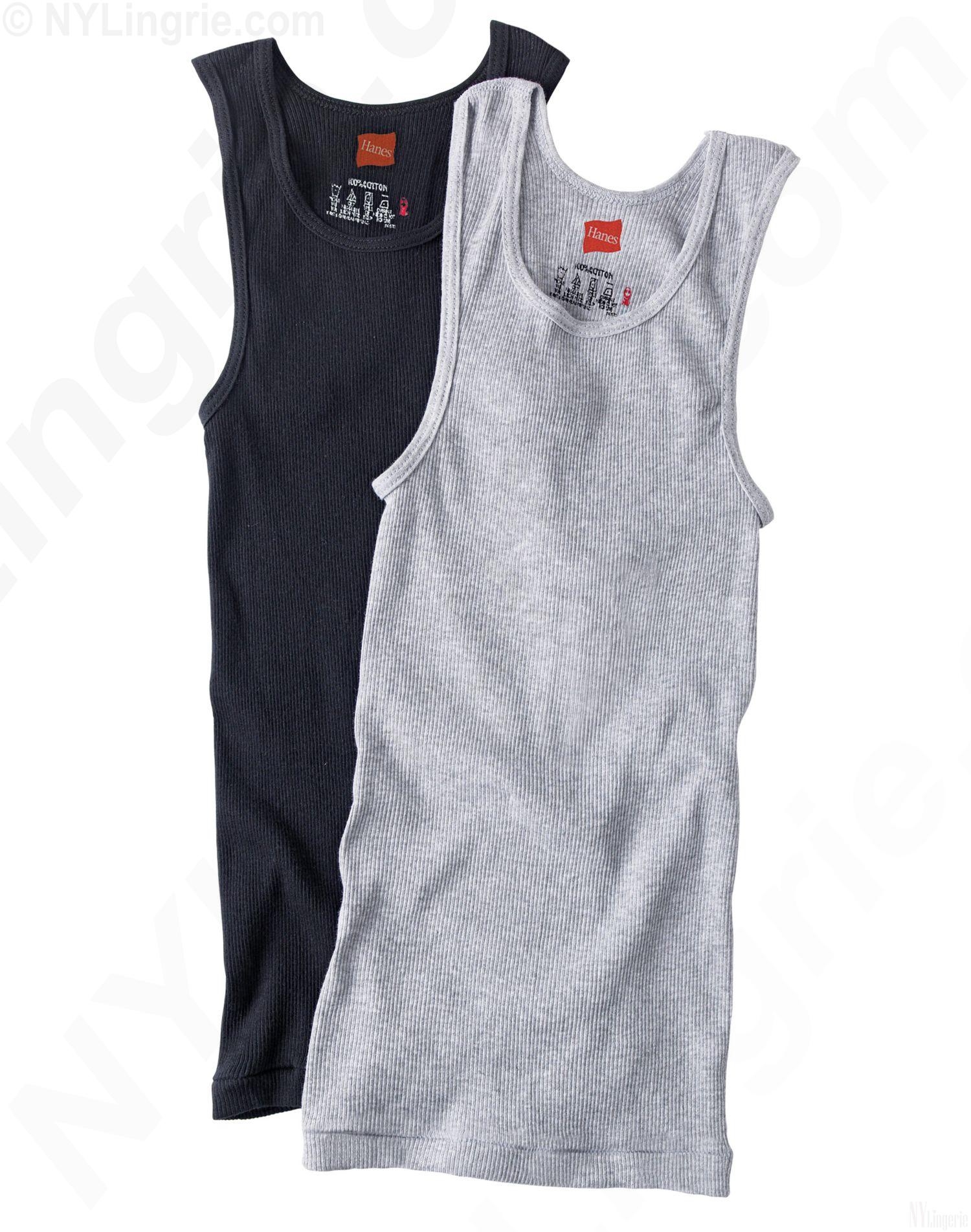 B392A4 Hanes Boys Dyed Tank Top