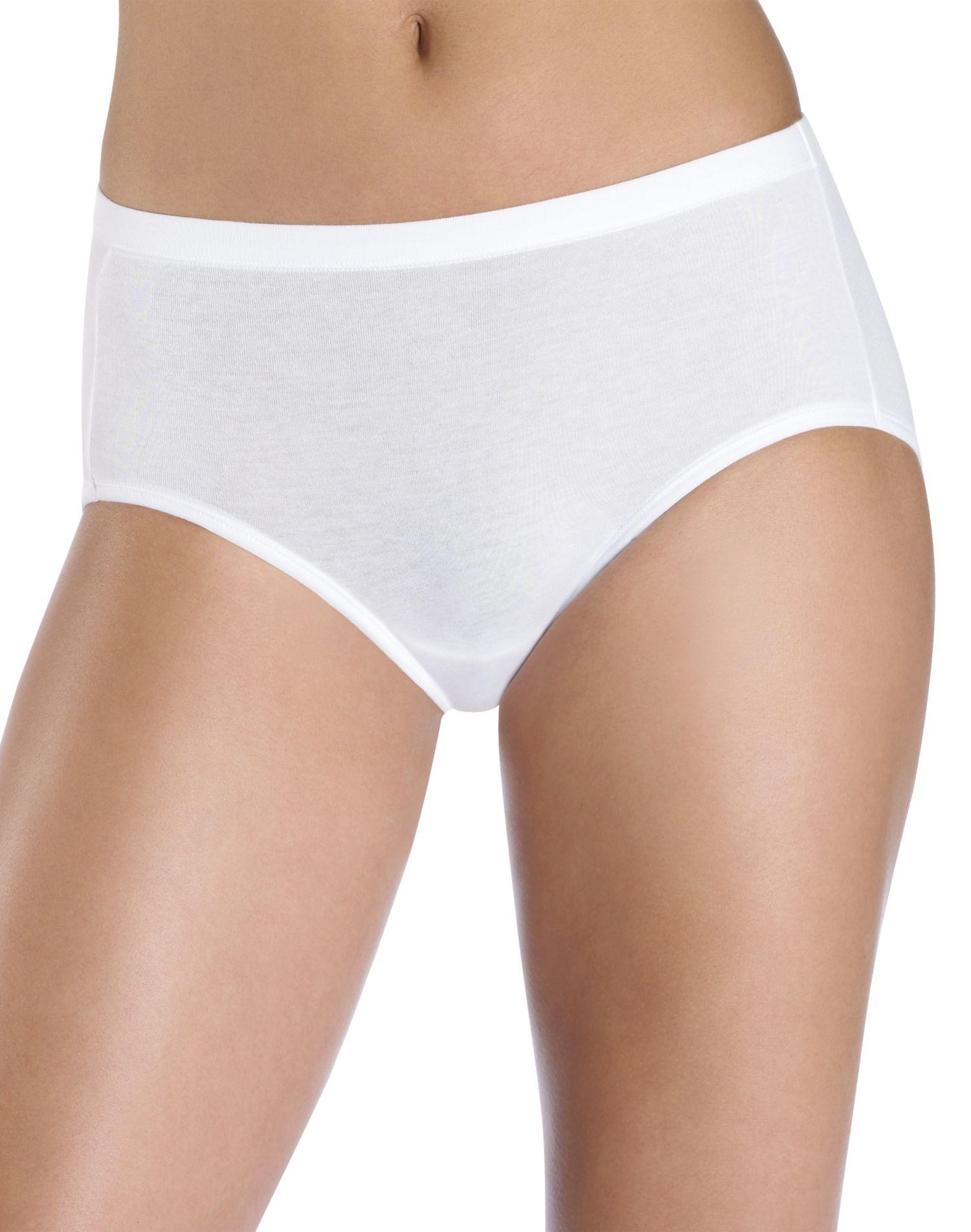 Hanes E39PAS Women's Plus LowRise Stretch Brief Panties with
