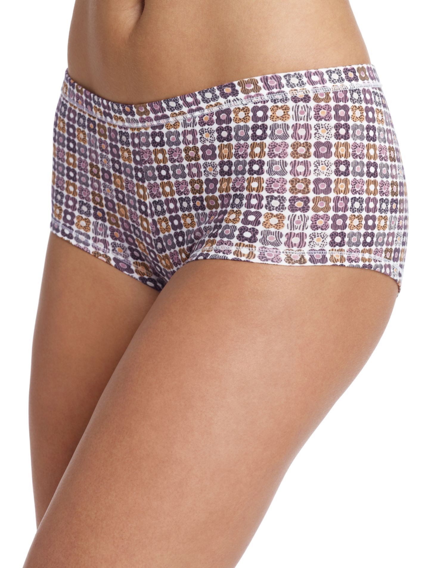 Hanes Cotton Stretch Women's Boy Brief ComfortSoft® Waistband 3Pack