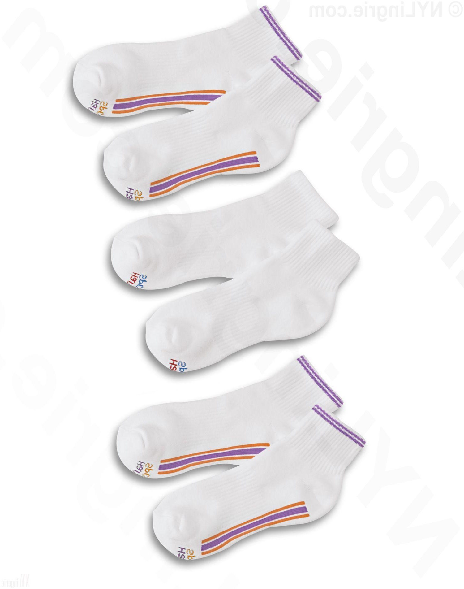 Hanes 585/3 Women's Athletic Ankle Socks With Arch Support 3Pack